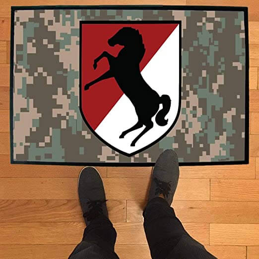 11th Armored Calvary Doormat