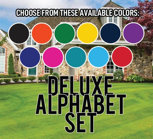 18" Bebas Solid Color Deluxe Alphabet Set - 130 pcs