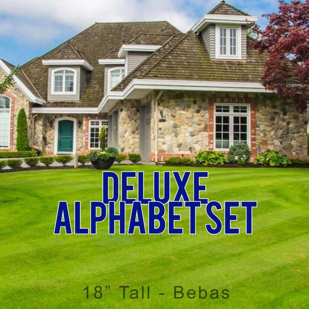 18" Bebas Solid Color Deluxe Alphabet Set - 130 pcs - Image 10