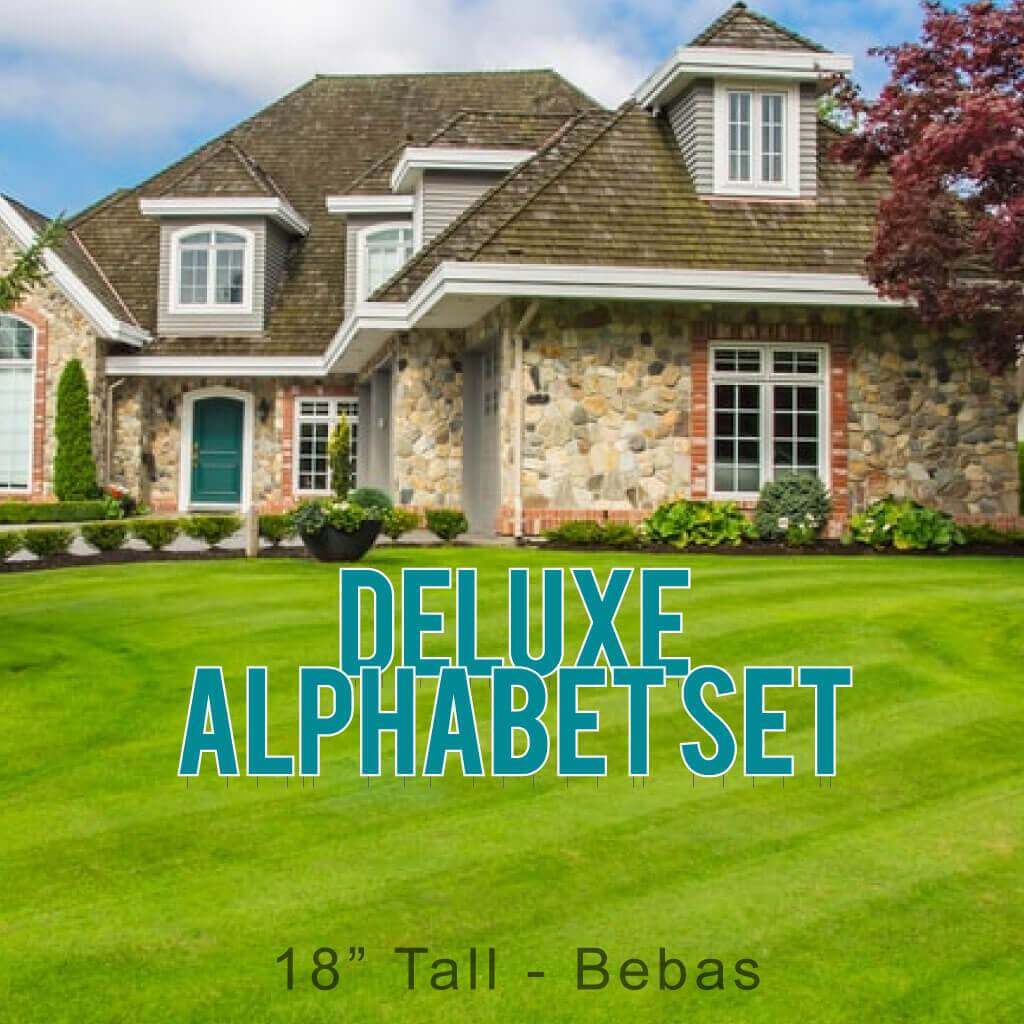 18" Bebas Solid Color Deluxe Alphabet Set - 130 pcs - Image 12