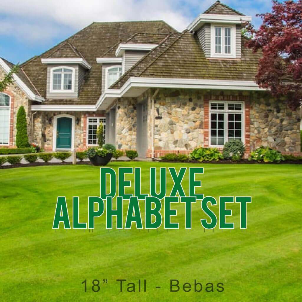 18" Bebas Solid Color Deluxe Alphabet Set - 130 pcs - Image 4