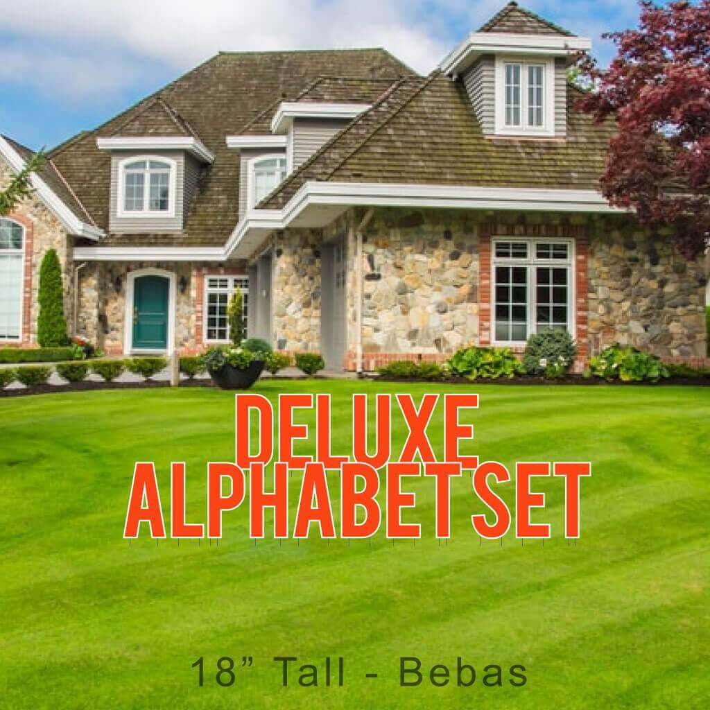 18" Bebas Solid Color Deluxe Alphabet Set - 130 pcs - Image 5