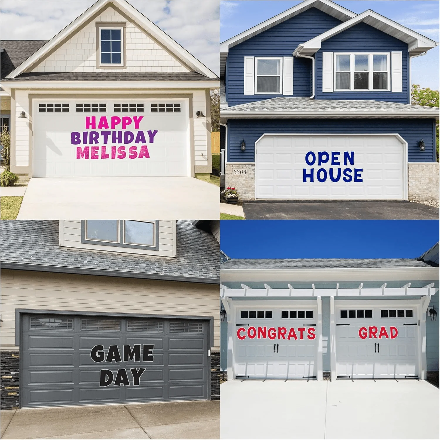 Custom Garage Magnet Letters - 18 Inch Magnetic Words & Numbers for Garage Door Messages - Image 2