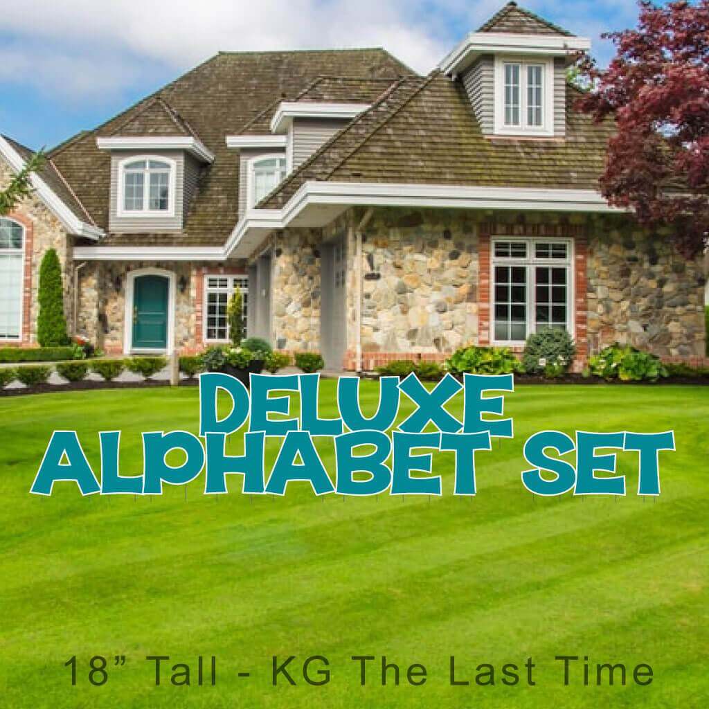 18" KG The Last Time Solid Color Deluxe Alphabet Set - 130 pcs - Image 13