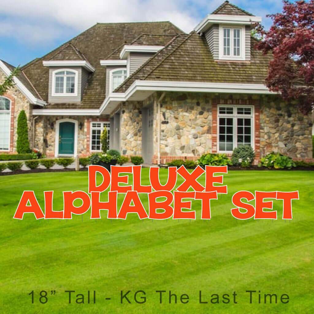 18" KG The Last Time Solid Color Deluxe Alphabet Set - 130 pcs - Image 4