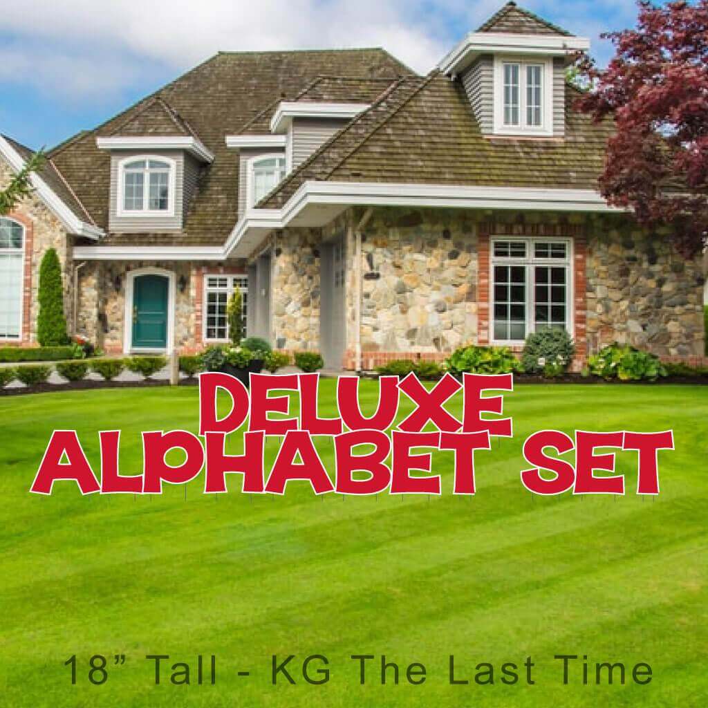 18" KG The Last Time Solid Color Deluxe Alphabet Set - 130 pcs - Image 5