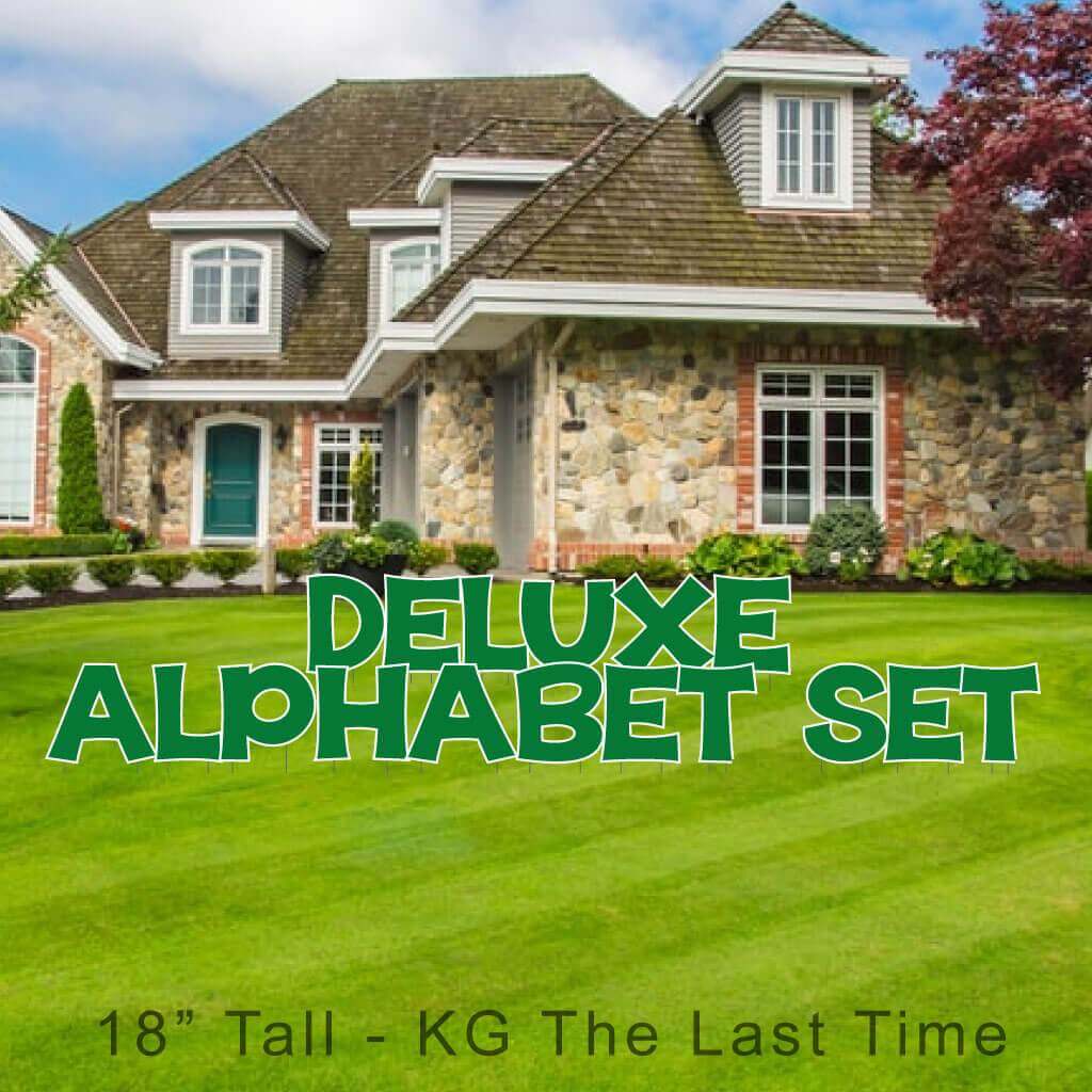 18" KG The Last Time Solid Color Deluxe Alphabet Set - 130 pcs - Image 6