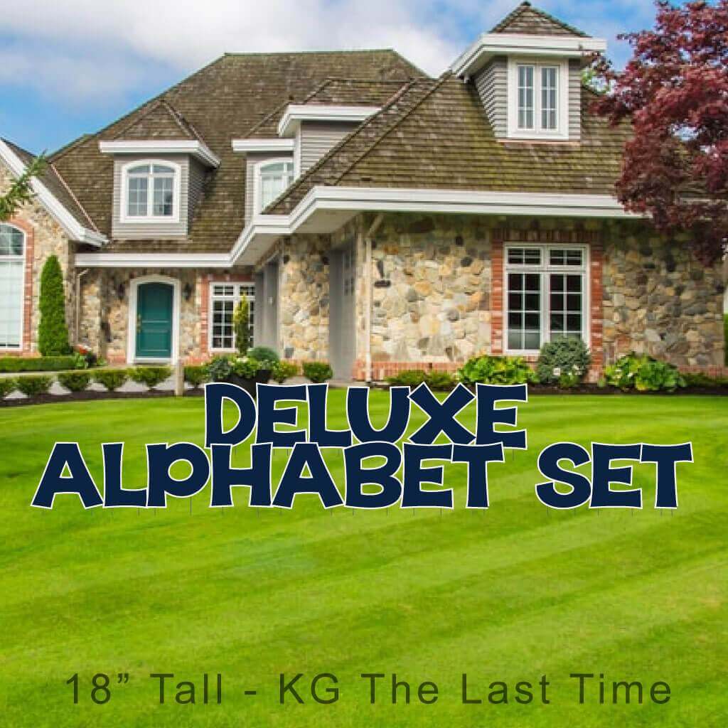 18" KG The Last Time Solid Color Deluxe Alphabet Set - 130 pcs - Image 8