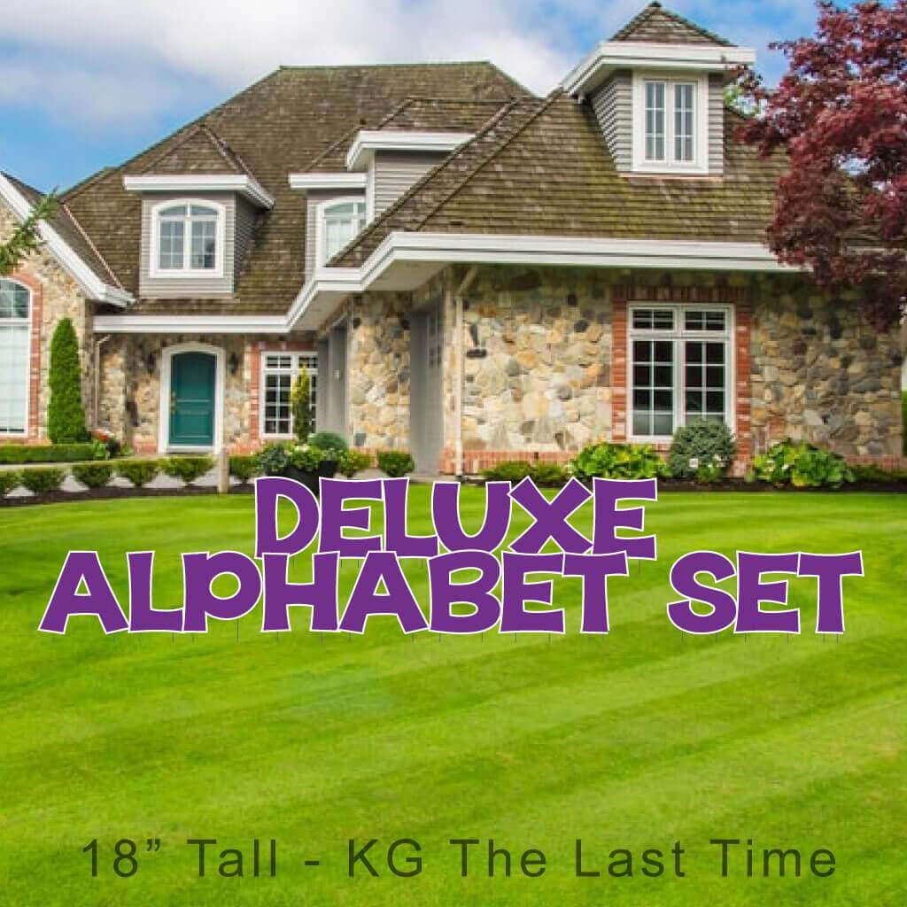 18" KG The Last Time Solid Color Deluxe Alphabet Set - 130 pcs - Image 9