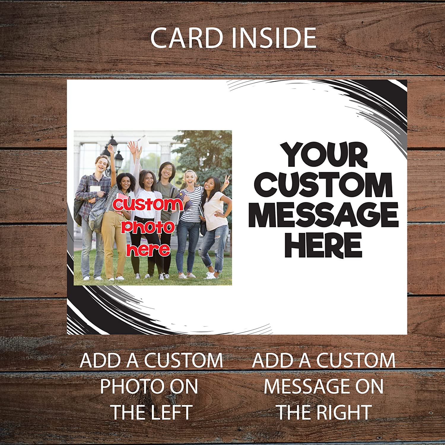 2' x 3' Custom You Did It Graduation Greeting Card - Image 3
