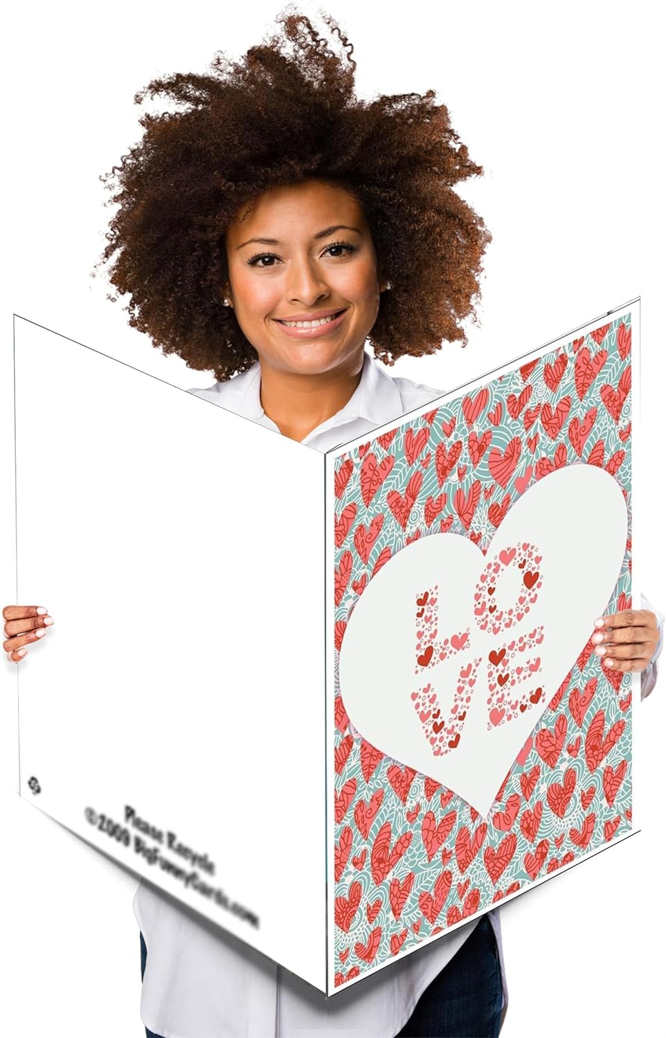 3' Giant Love You Always Valentine's Day Greeting Card