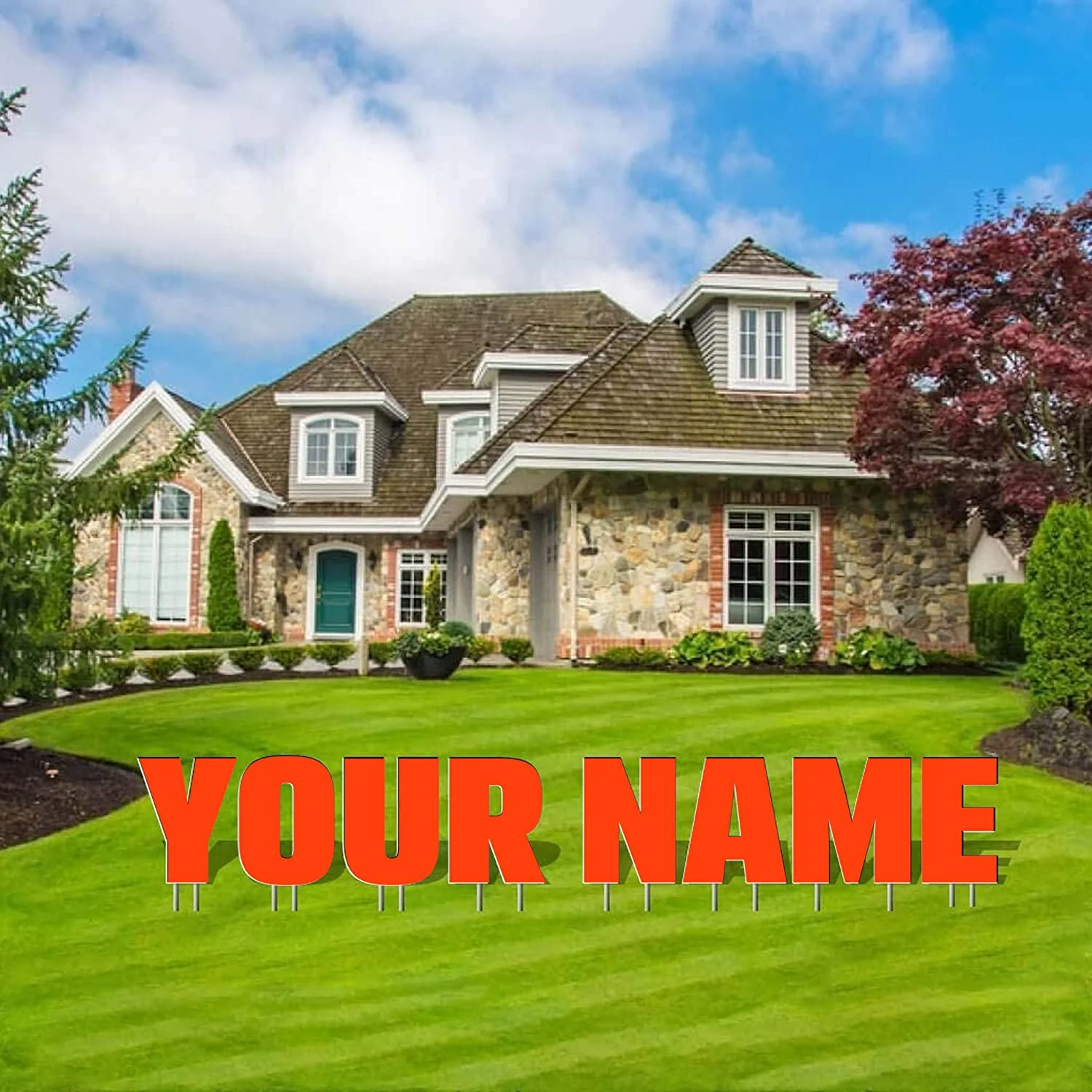 Custom Yard Letters | Breuer | Solid Fill 20" - Image 7