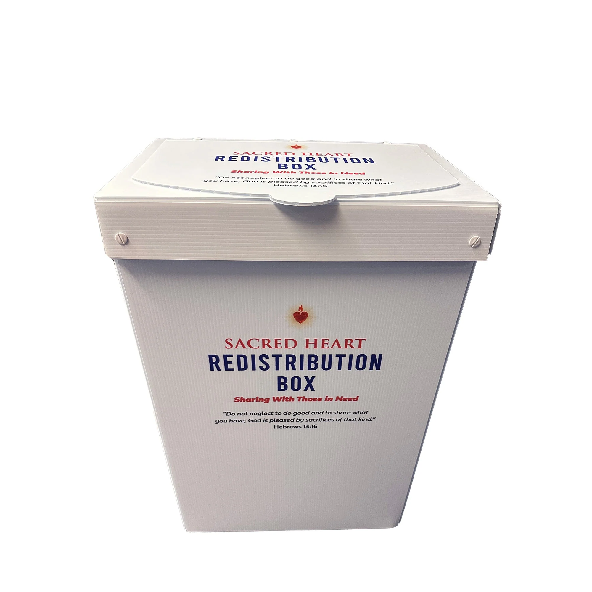 22.3 Gallon Custom Disposable Recyclable Corrugated Plastic Trash Can - Image 8
