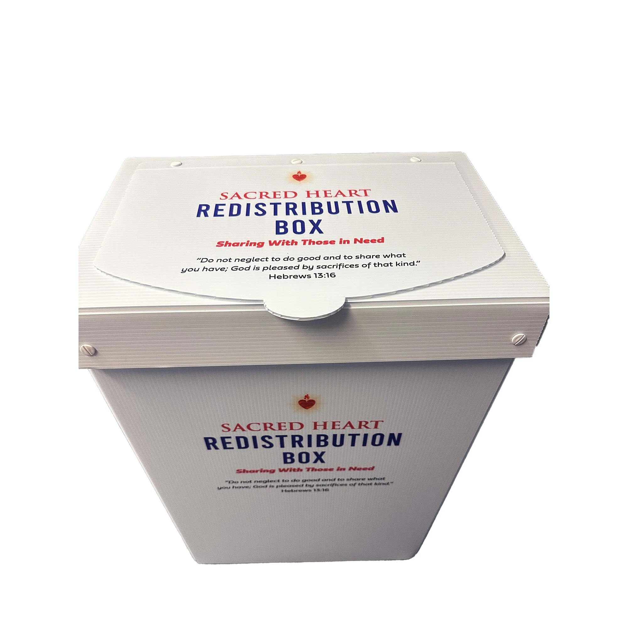 22.3 Gallon Custom Disposable Recyclable Corrugated Plastic Trash Can - Image 9