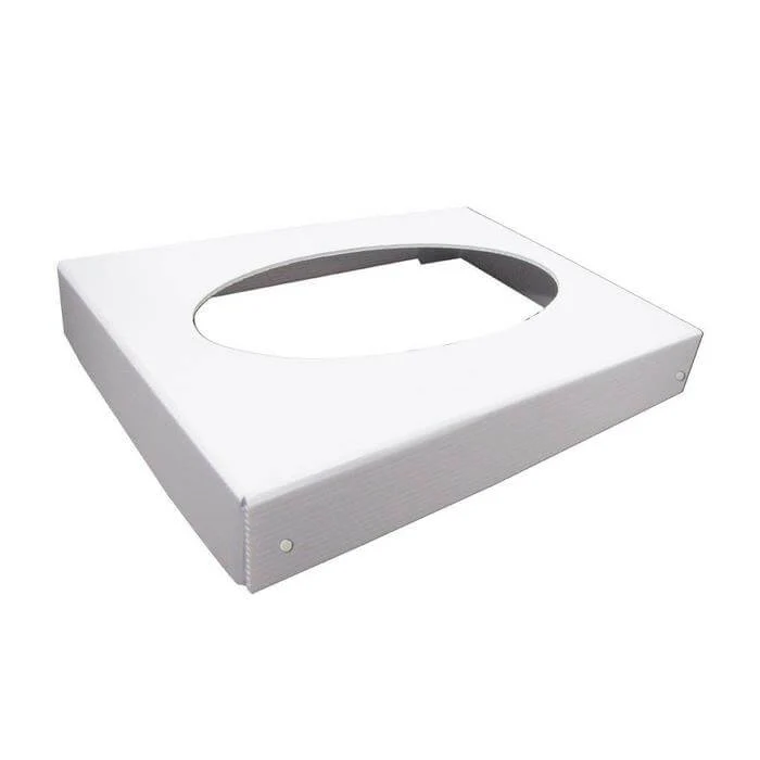 22.3 Gallons Disposable Recyclable Corrugated Plastic Trash Cans (Blank) - Image 2