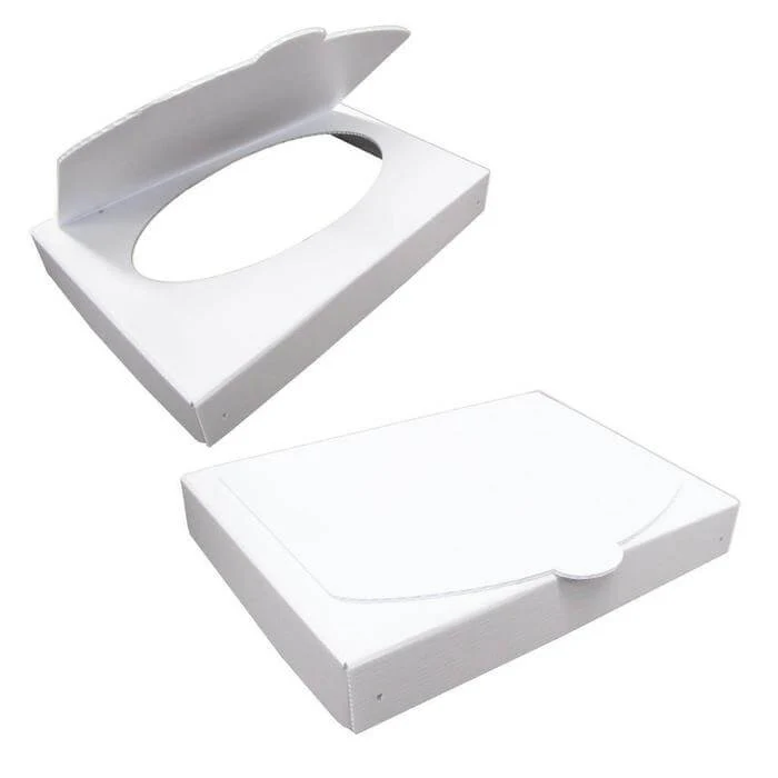 22.3 Gallons Disposable Recyclable Corrugated Plastic Trash Cans (Blank) - Image 3