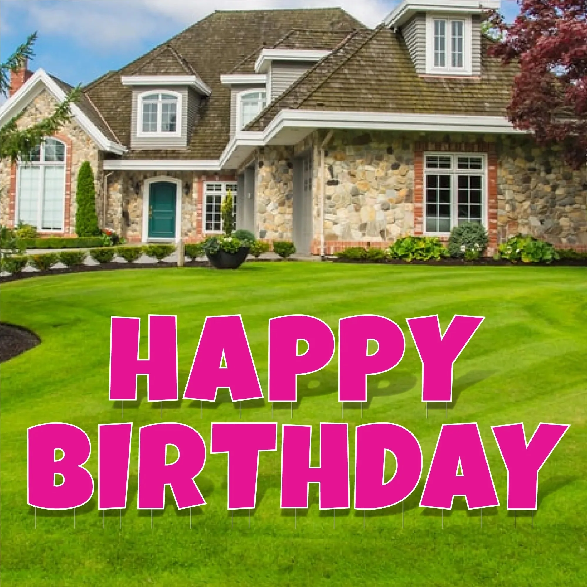 22.75" 'Luckiest Guy' Happy Birthday | Solid Color - 13 pc Set - Image 10