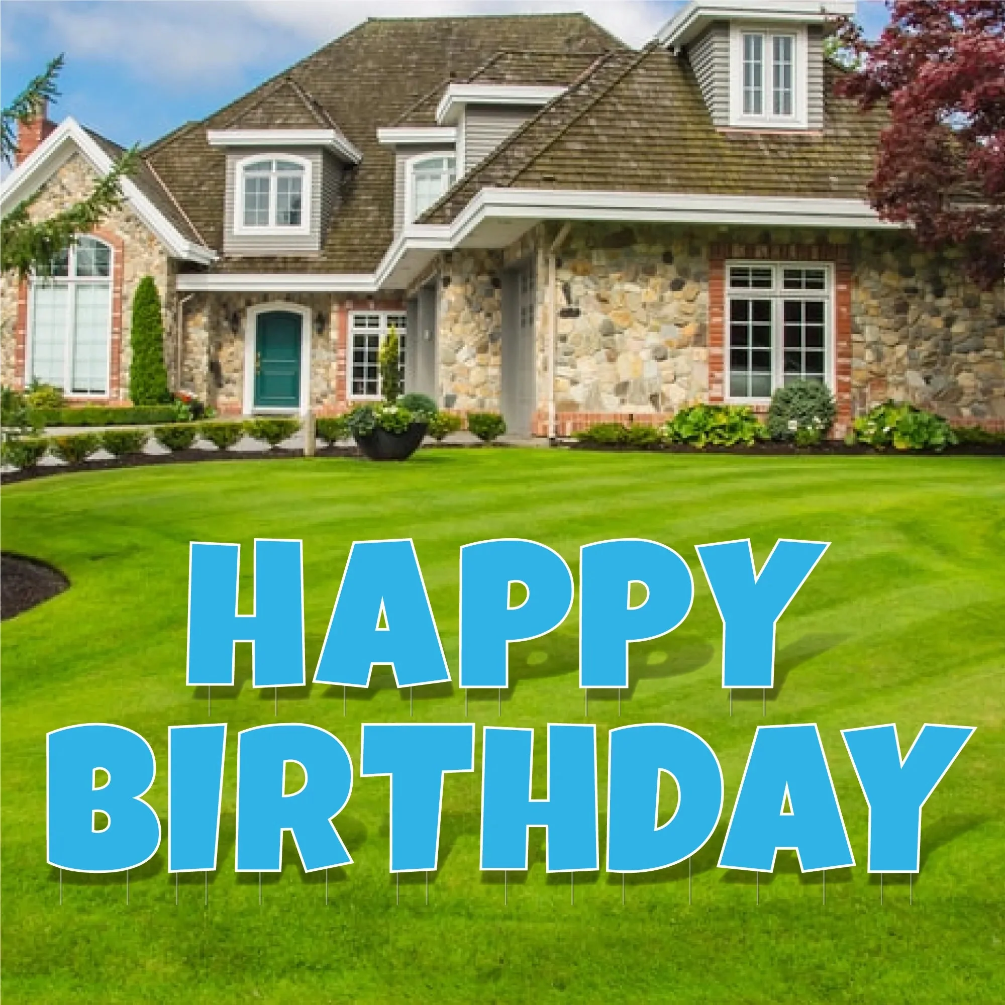 22.75" 'Luckiest Guy' Happy Birthday | Solid Color - 13 pc Set - Image 11