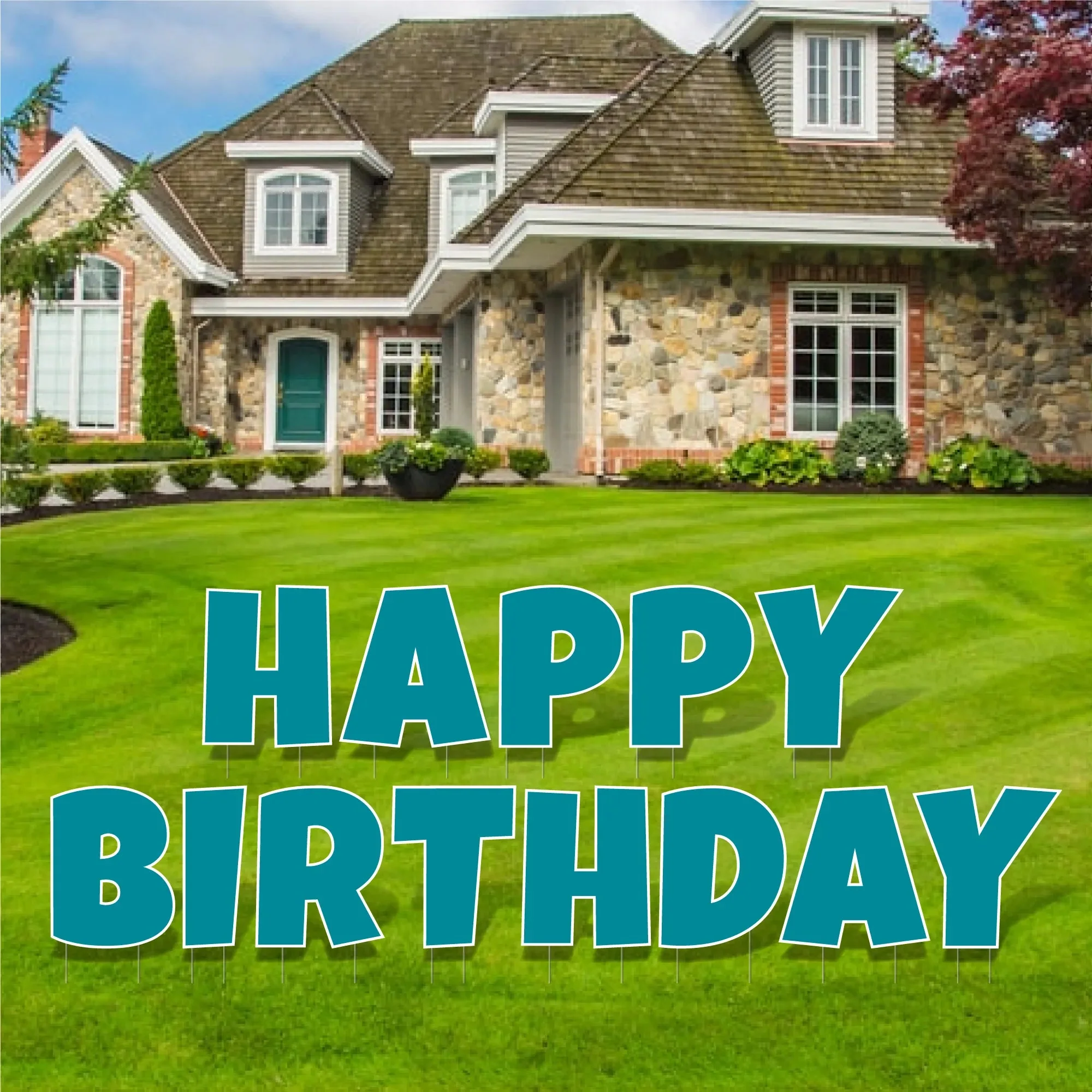 22.75" 'Luckiest Guy' Happy Birthday | Solid Color - 13 pc Set - Image 12