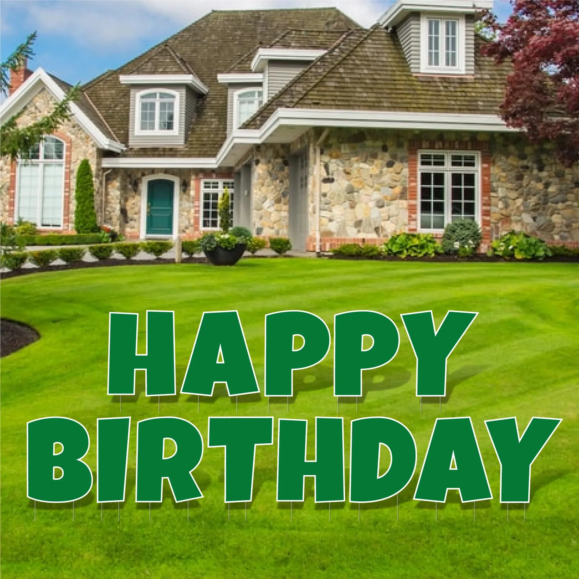 22.75" 'Luckiest Guy' Happy Birthday | Solid Color - 13 pc Set - Image 5