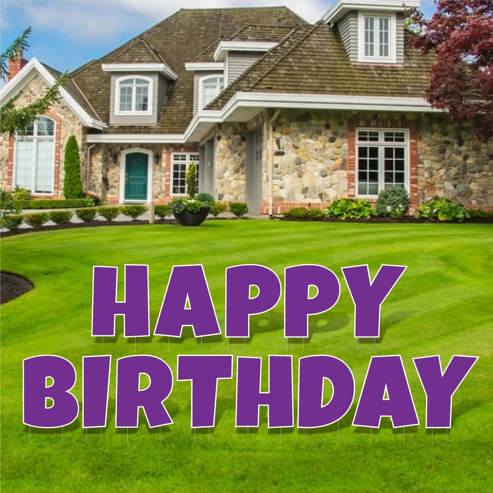 22.75" 'Luckiest Guy' Happy Birthday | Solid Color - 13 pc Set - Image 8