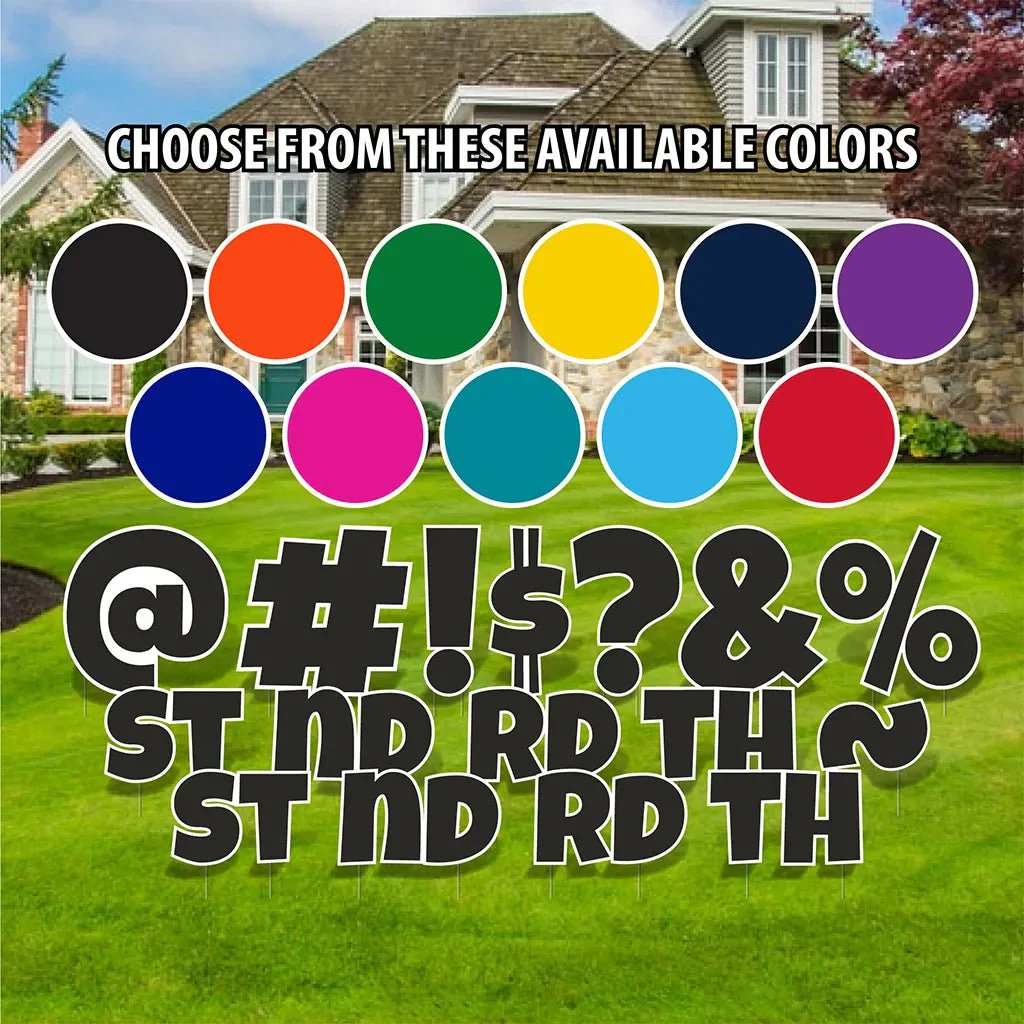 22.75" 'Luckiest Guy' Special Characters | Solid Color - 16 pc Set
