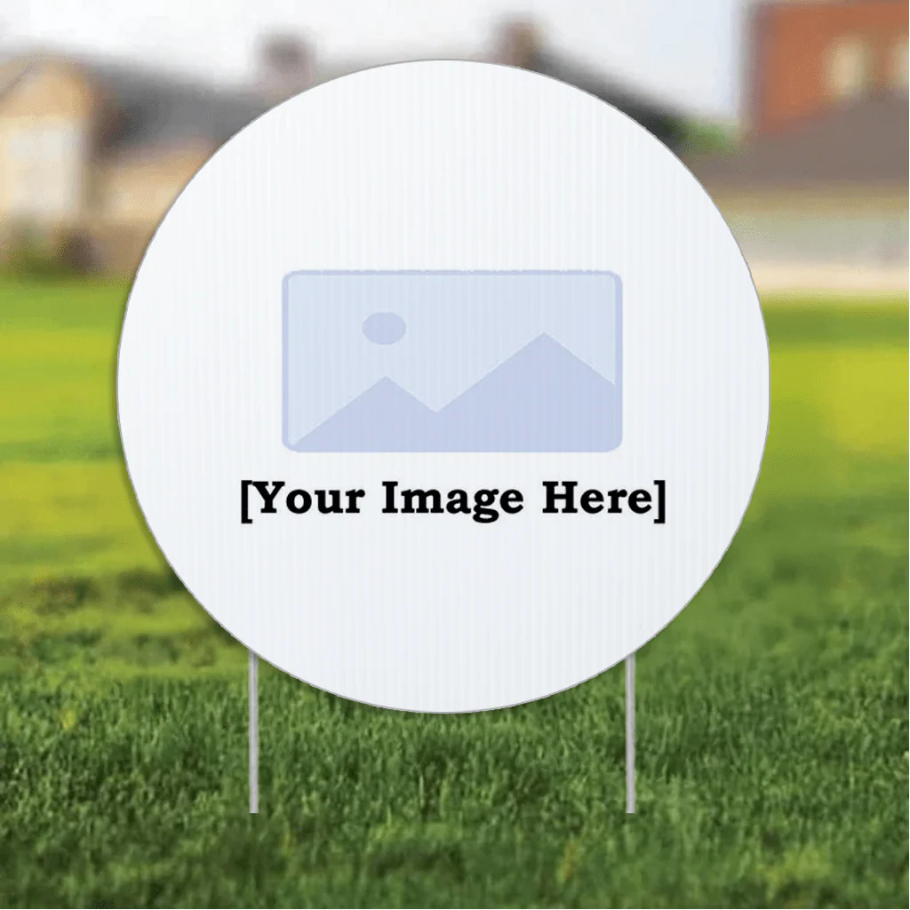 23.5" Sheriff Round Yard Sign, Two-Sided, Includes 24" EZ Stakes - Image 13