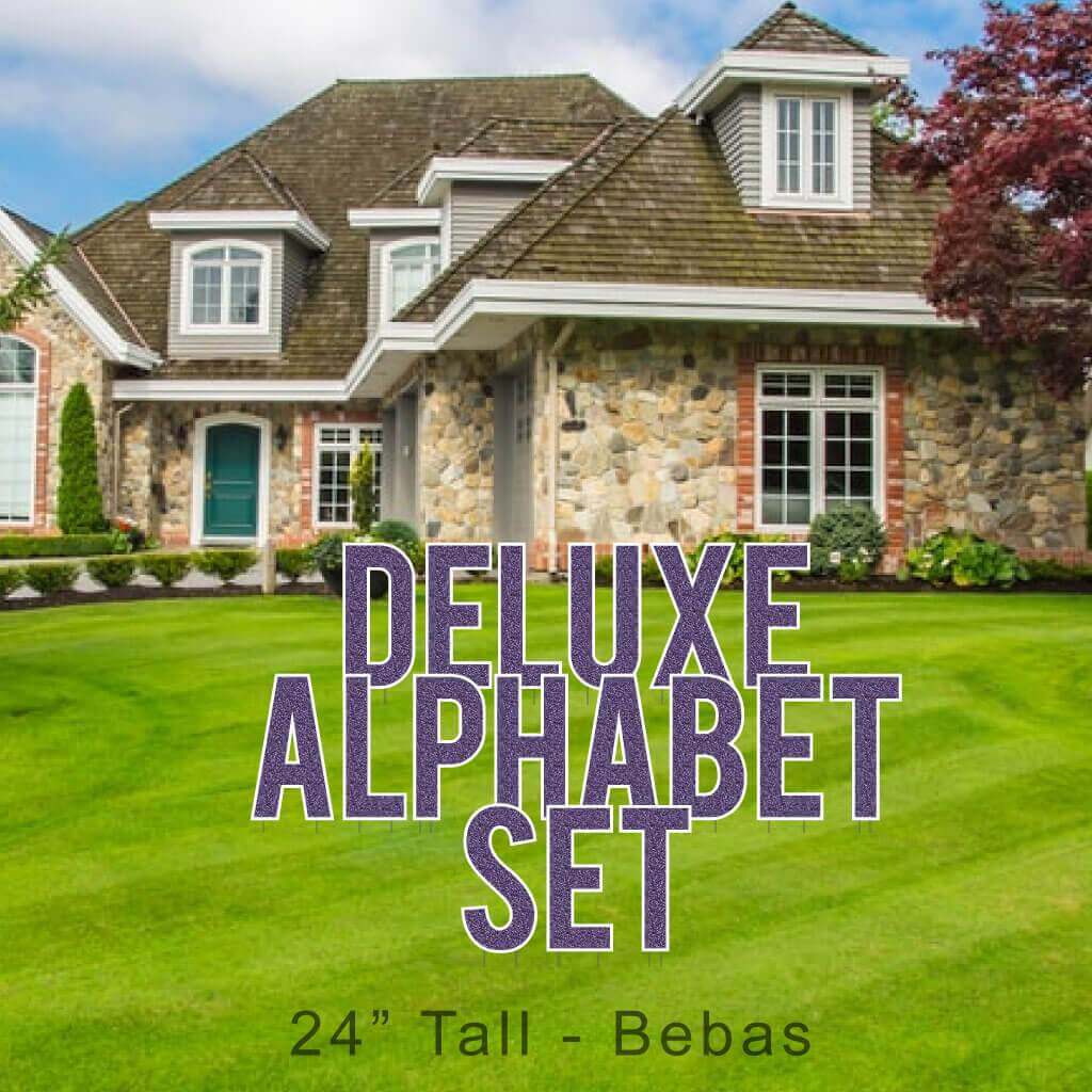 22.75" Bebas Mermaid Faux Glitter Deluxe Alphabet Set - 130 pcs - Image 5