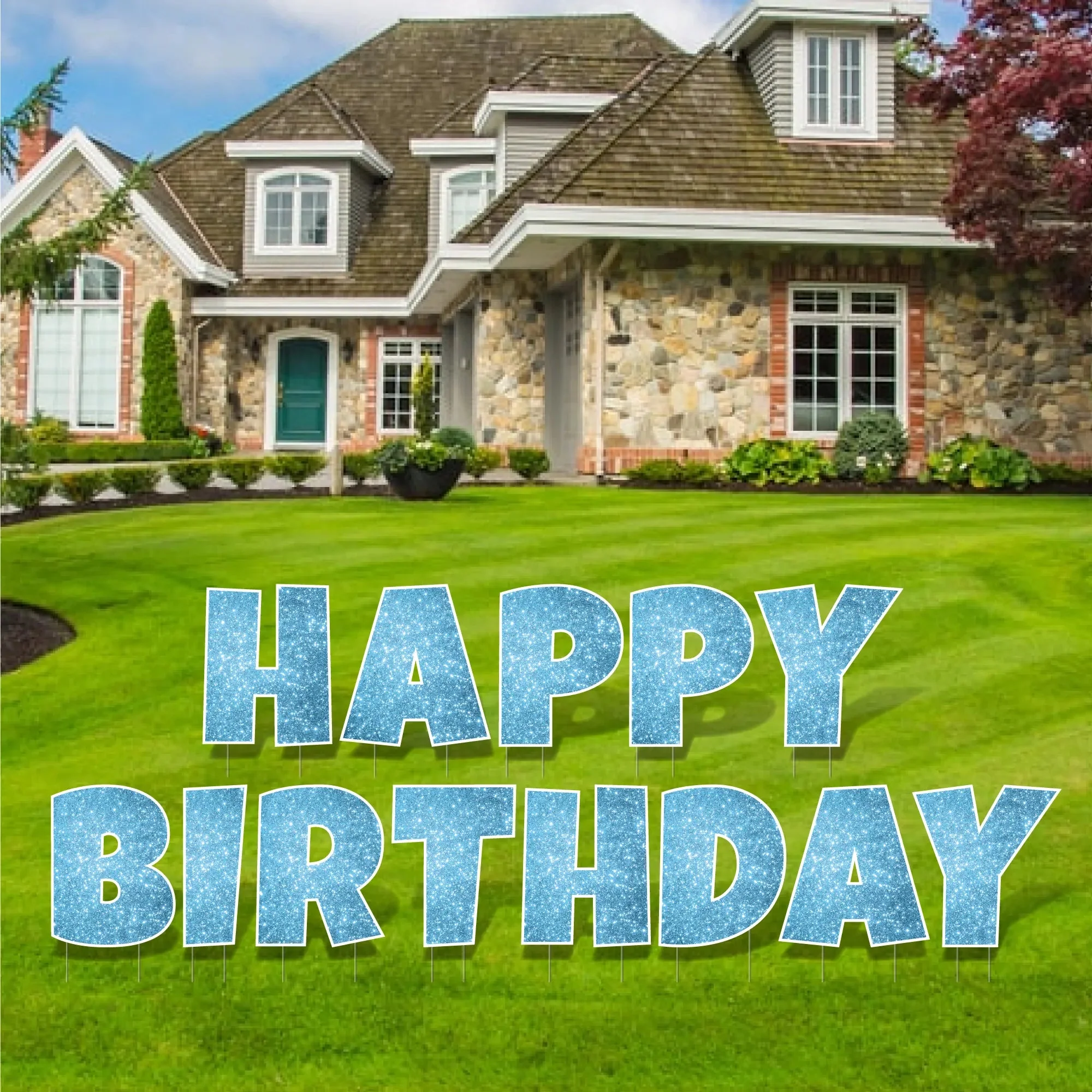 22.75" 'Luckiest Guy' Happy Birthday | Sparkle - 13 pc Set - Image 3