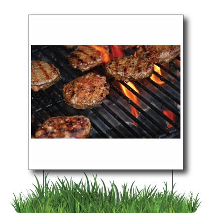 2'x2' Pub Restaurant Yard Sign - Image 3