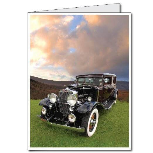 3' Giant Classic Car Birthday Greeting Card - Image 2