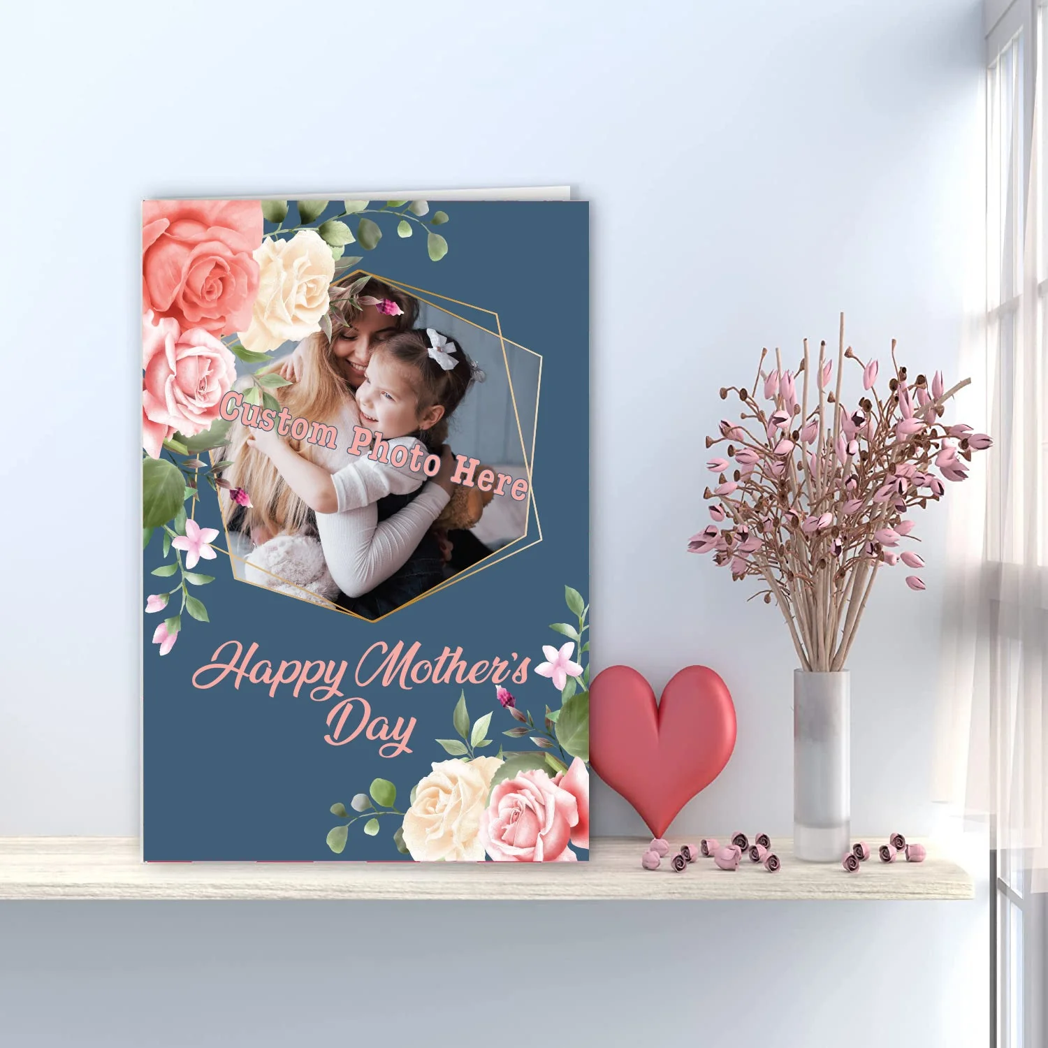 2'x3' Giant Custom Floral Mother's Day Greeting Card - Image 2