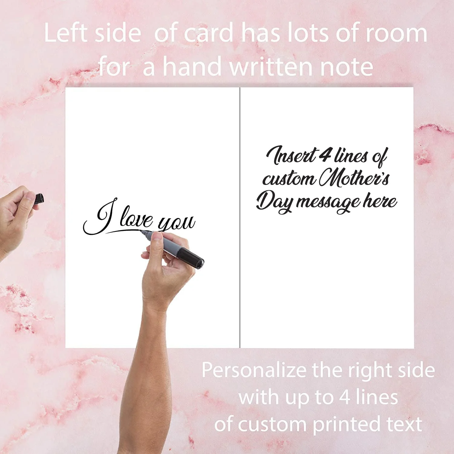 2'x3' Giant Custom Floral Mother's Day Greeting Card - Image 4