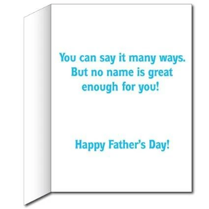 Giant Many Names Father's Day Greeting Card - Image 3