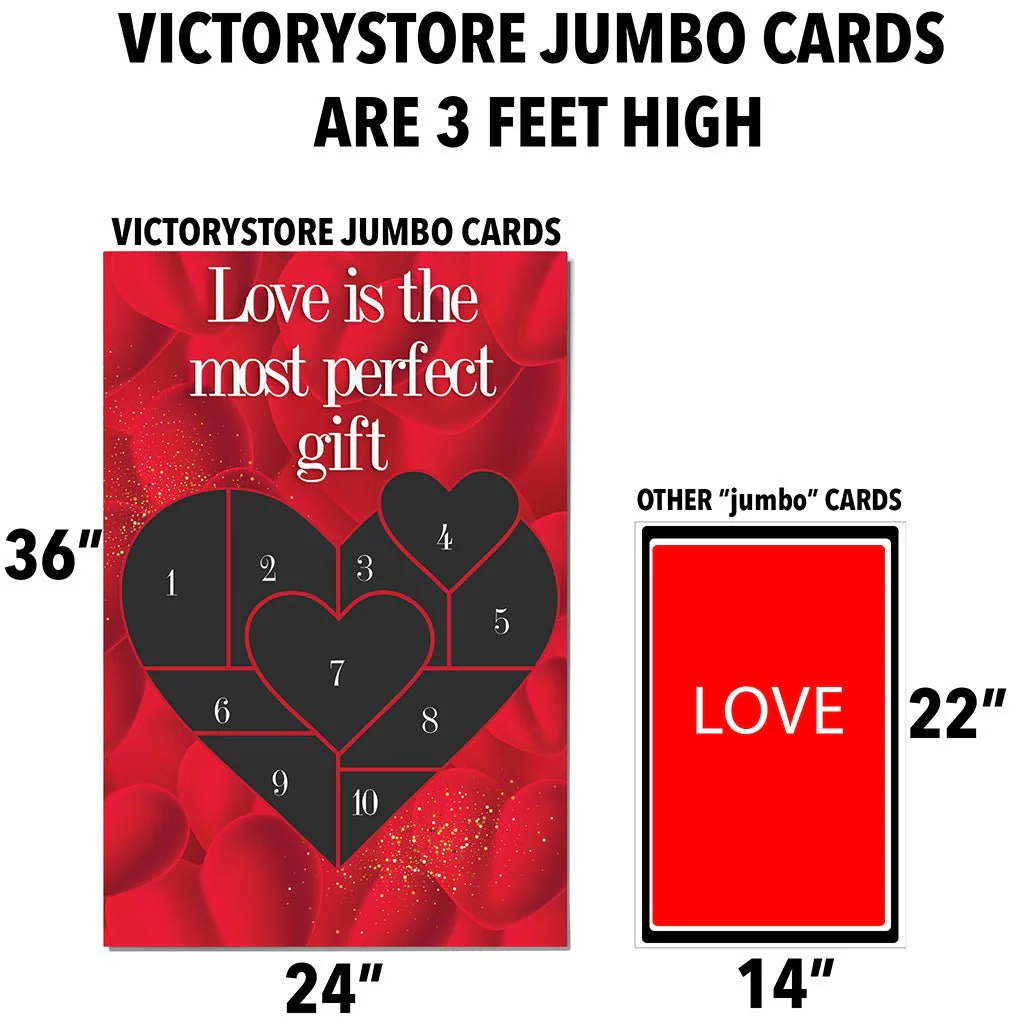 3' Custom Valentine's Day Card | 10 Photos w/ Personalized Inside Text - Image 2