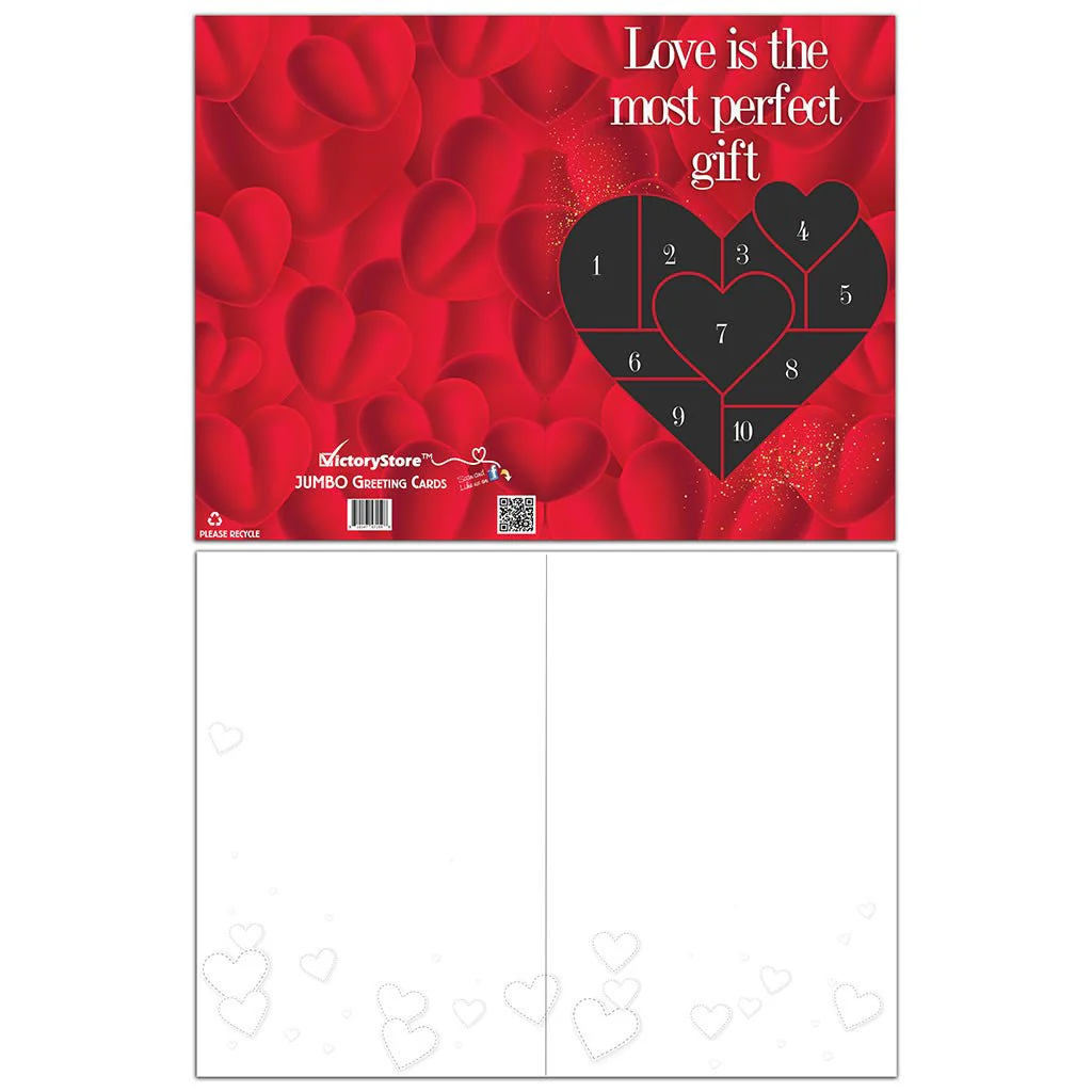 3' Custom Valentine's Day Card | 10 Photos w/ Personalized Inside Text - Image 4