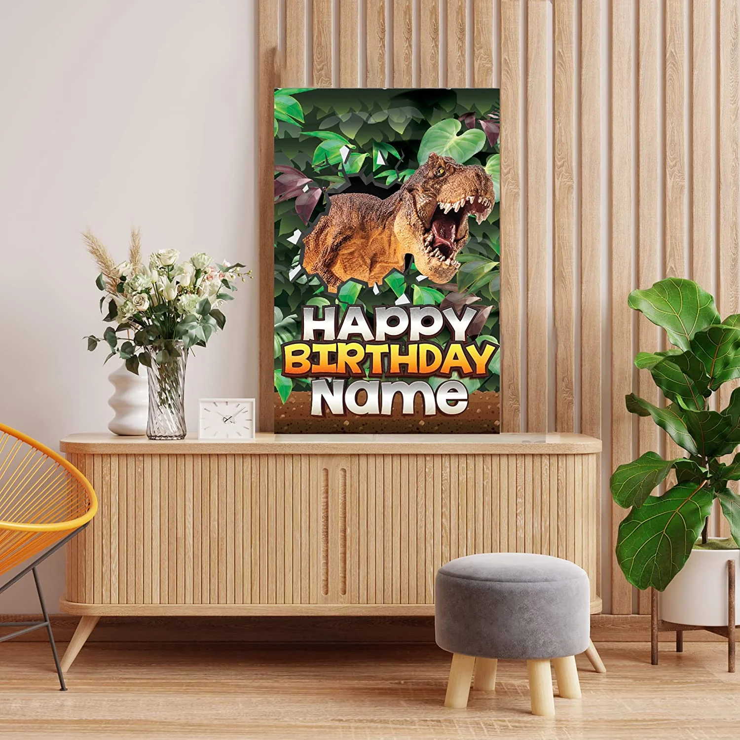 3' Dinosaur Birthday Card - Image 5