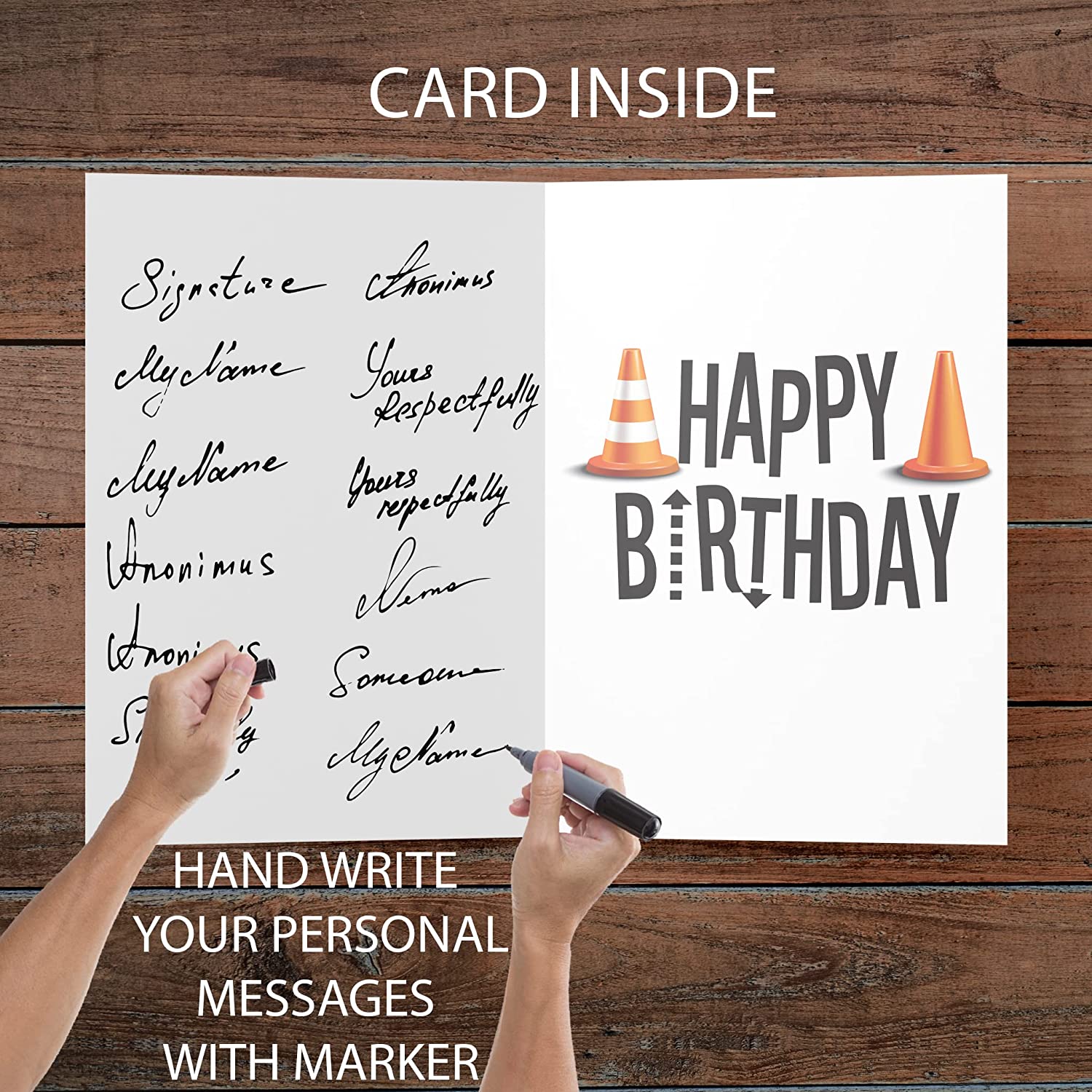 3' Jumbo Look Out New Driver On The Road 16th Birthday Card - Image 3