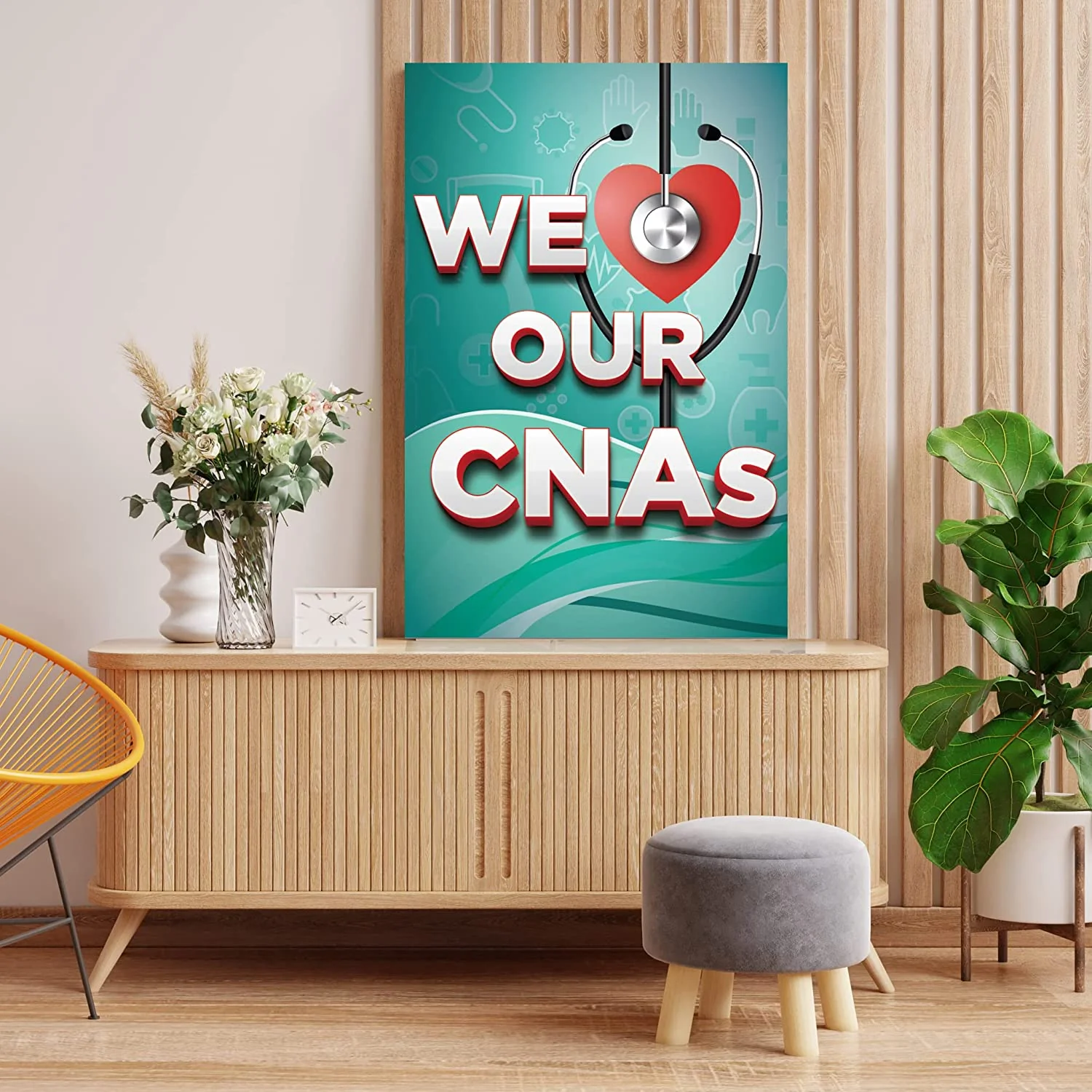 3' Jumbo We Love Our CNAs Thank You Card - Image 5