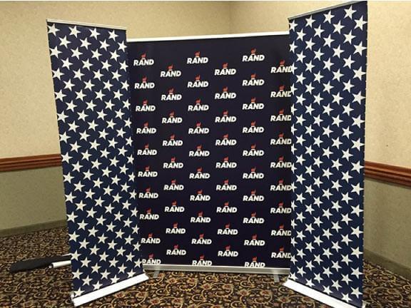 Custom Photo Backdrop Banner - 3 Pc Set - Image 4