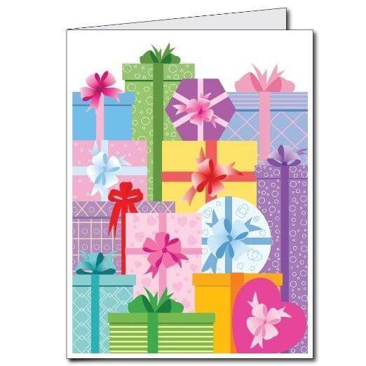 3' Giant Birthday Presents Greeting Card - Image 2