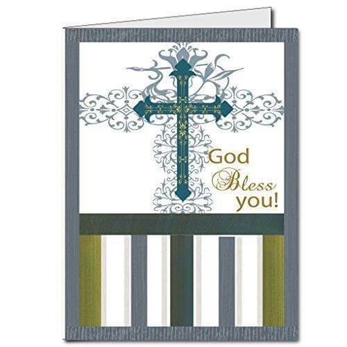 3' Giant God Bless You Confirmation Greeting Card