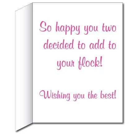 3' It's A Girl Giant Baby Greeting Card - Image 2