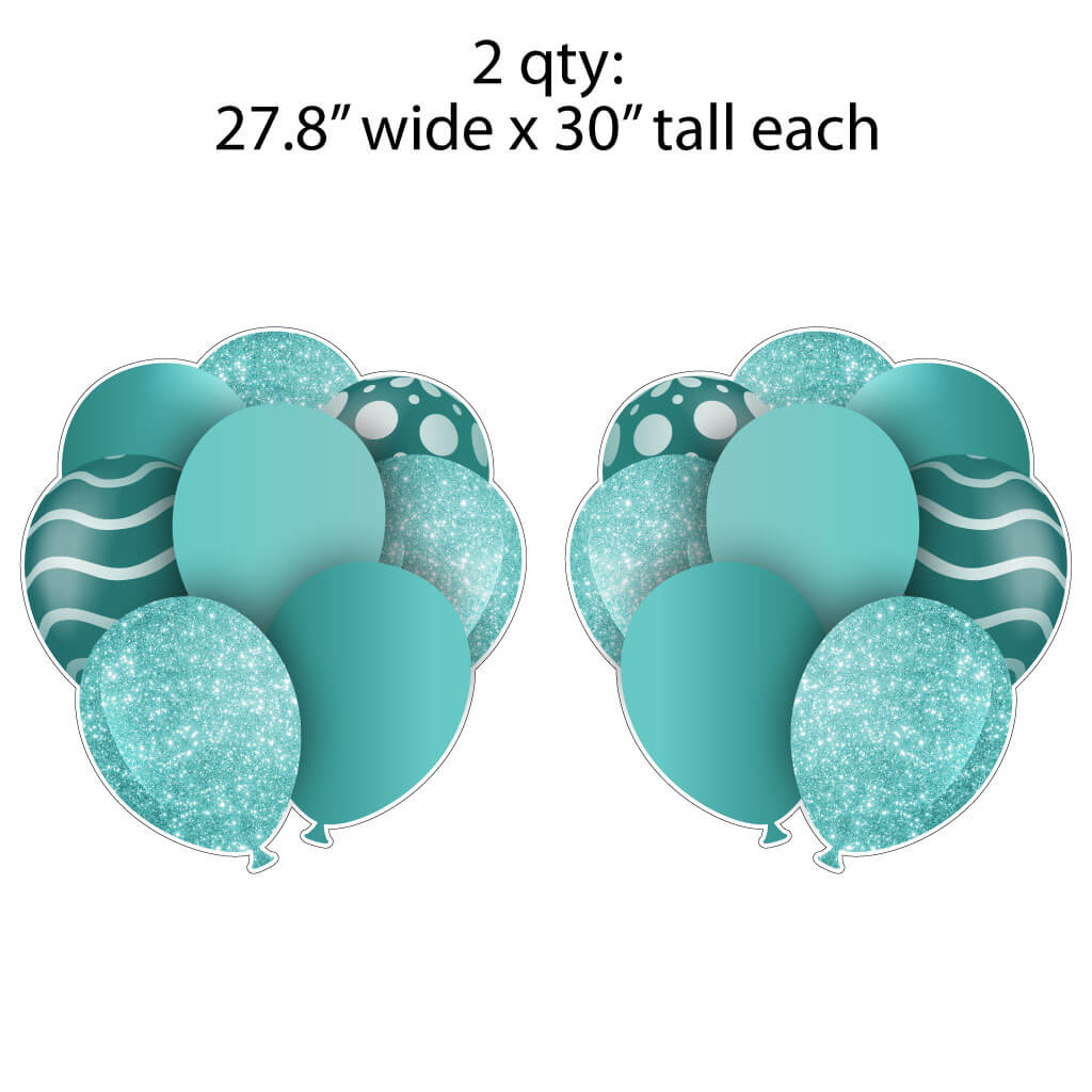 30" Balloon Bouquet Flair Set of 2 Signs for Yard Card Business - Image 17