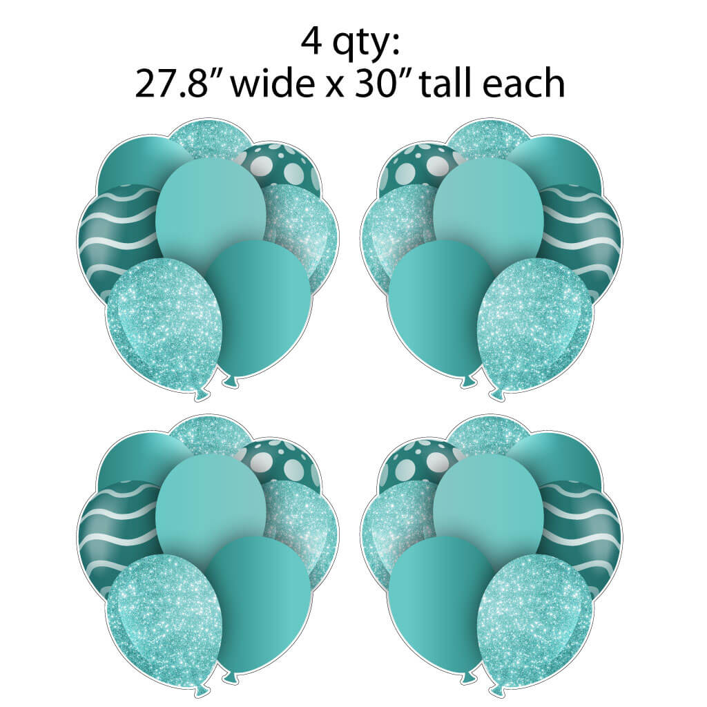 30" Balloon Bouquet Flair | Set of 4 - Image 17