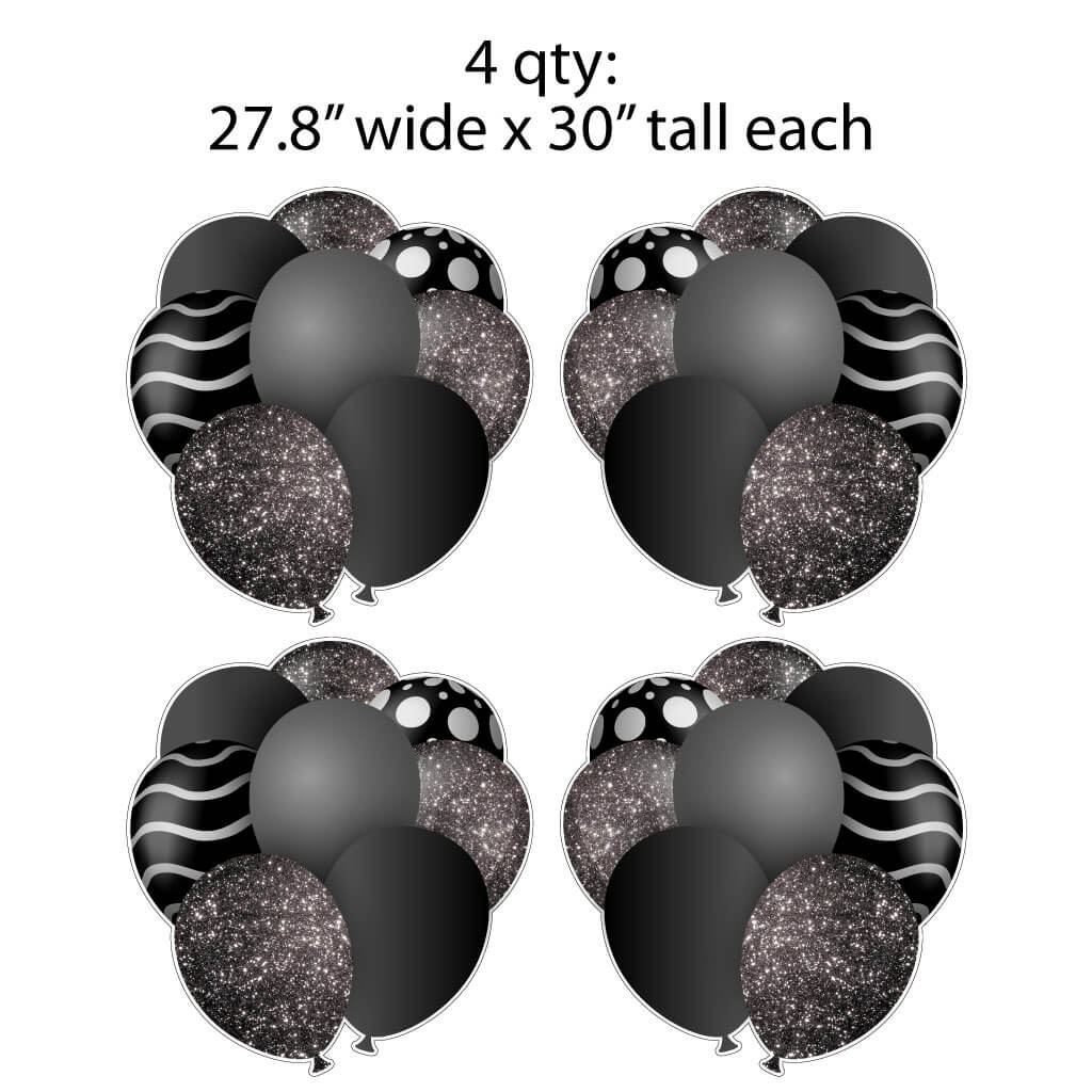 30" Balloon Bouquet Flair | Set of 4 - Image 7