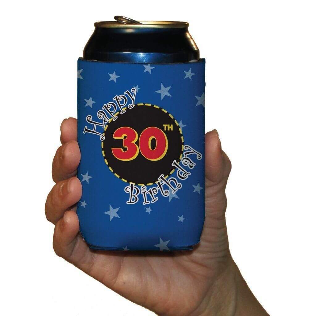 30th Birthday Party Can Cooler Set - Image 3