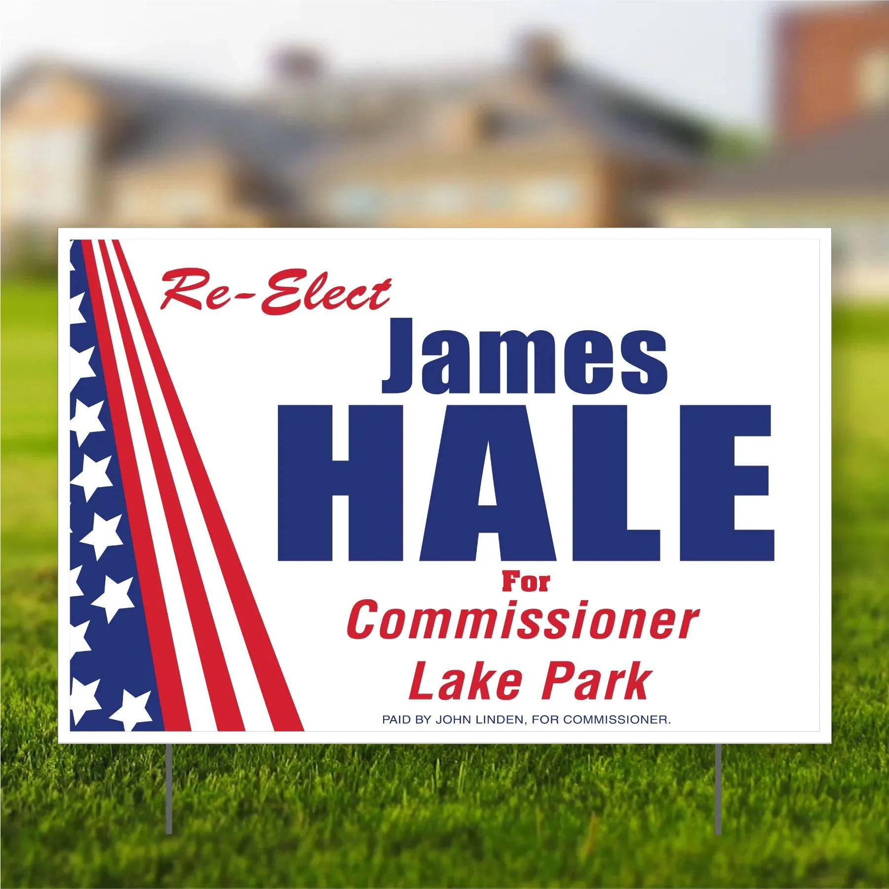 32"x48" Custom Political Road Sign - Image 3