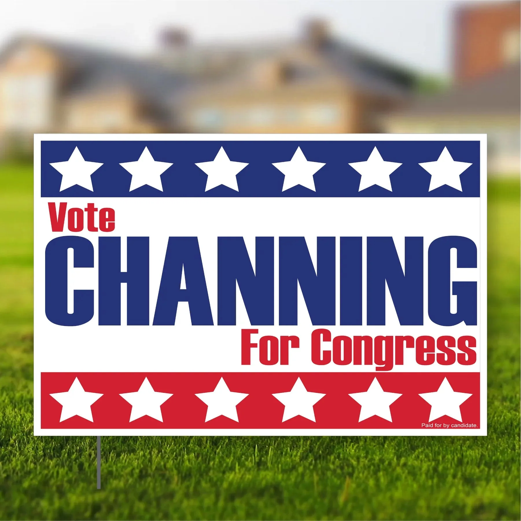 32"x48" Custom Political Road Sign - Image 6