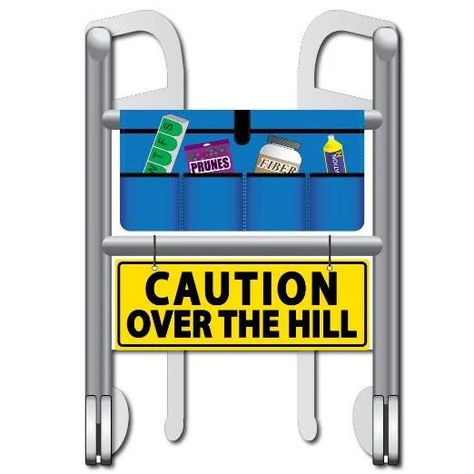4' Giant Walker 50th Birthday Greeting Card - Image 3